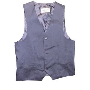 Montego Urban Estd Mens Navy‎ Blue Tailored Suit Vest Waistcoat Size 36R 46